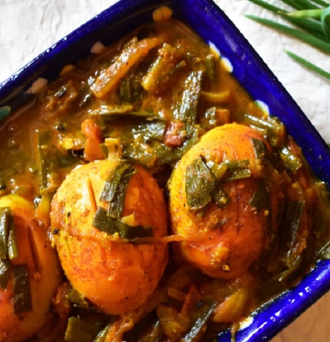 পেয়াজকলি ডিমের কারি