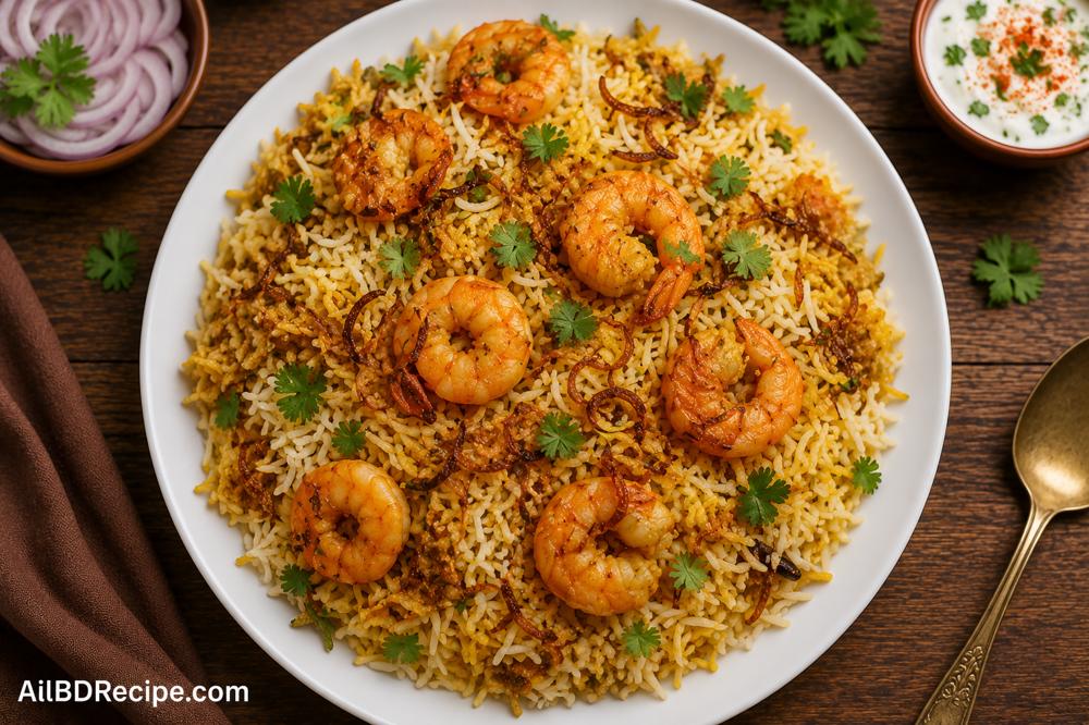 চিংড়ি মাছের বিরিয়ানি