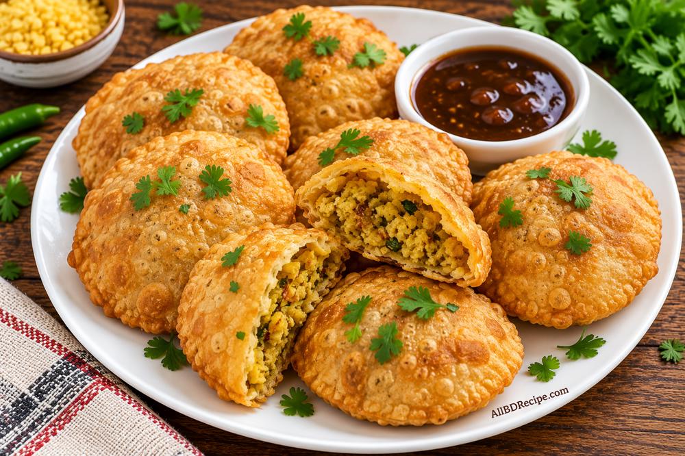 মুগ ডালের কচুরি: মসলাদার ডালের পুরে খাস্তা নাশতা