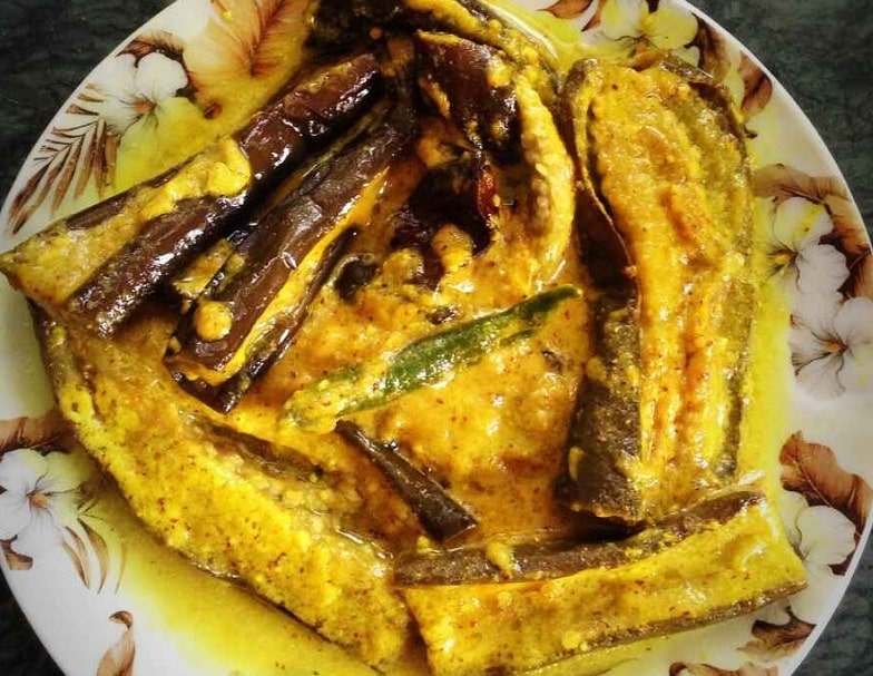 বেগুনের কোরমা