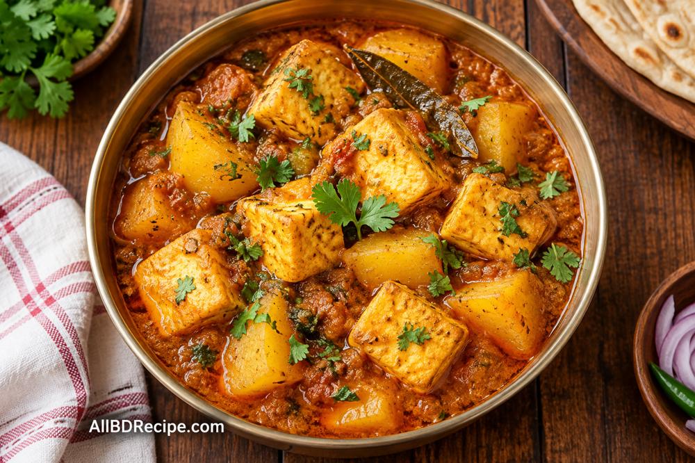 পনিরের ডালনা: আলু ও পনিরে বাঙালি স্বাদের ঝোল