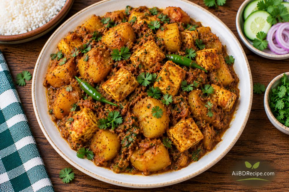 আলু পনিরের কষা
